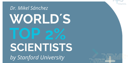 Foto Dr. Mikel Sánchez, once again among the top 2% of the world’s most influential scientists